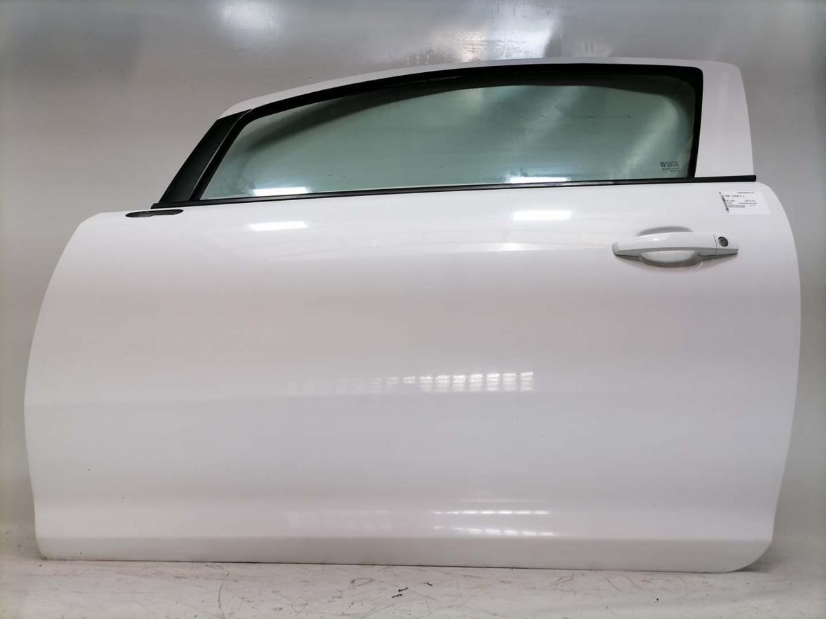 Opel Corsa D original T&uuml;r vorn links Z474 Casablancawei&szlig; 3 T&uuml;rer Rohbau BJ09